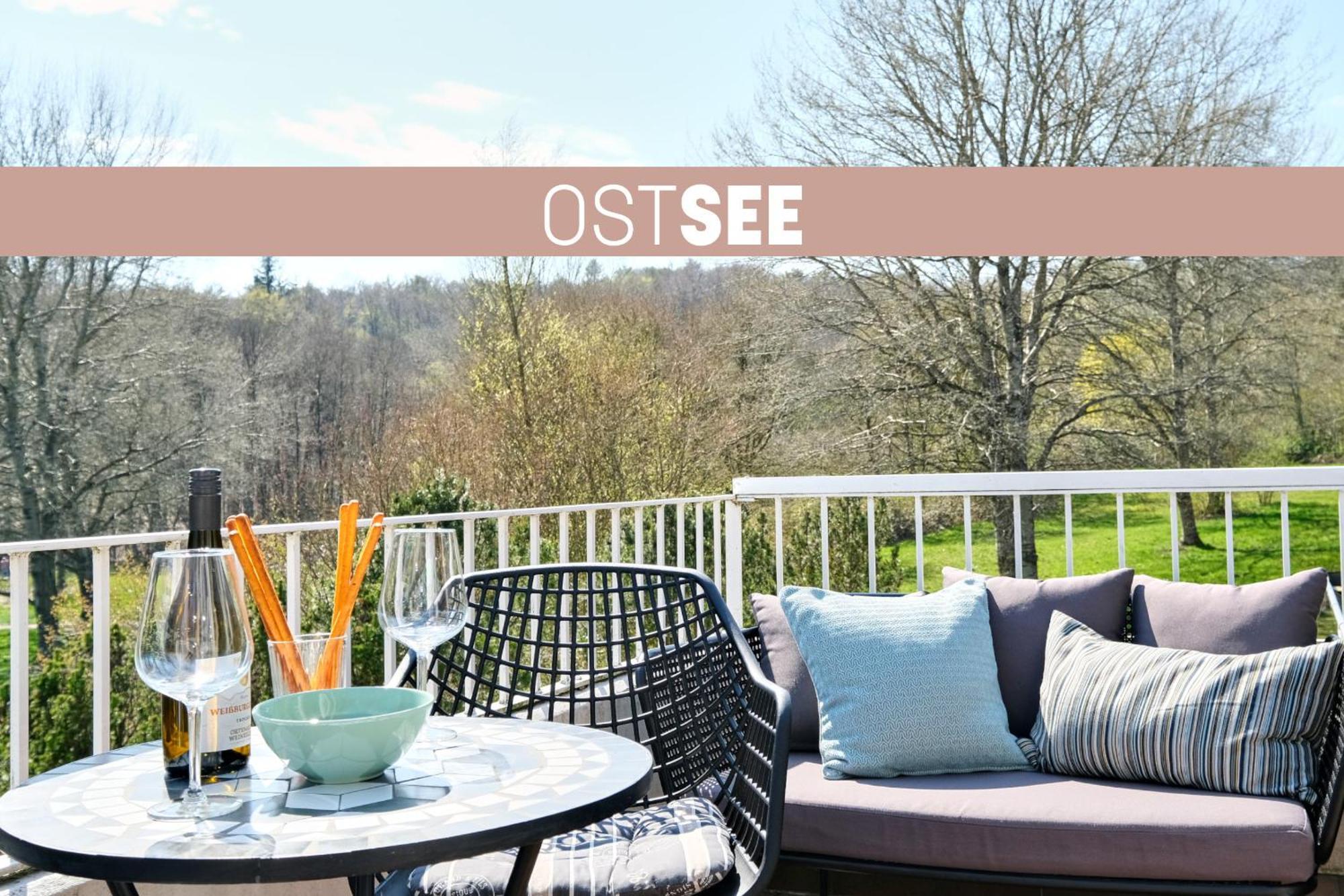 wunderschöne Wohnung mit Meerblick Harrislee Exterior foto